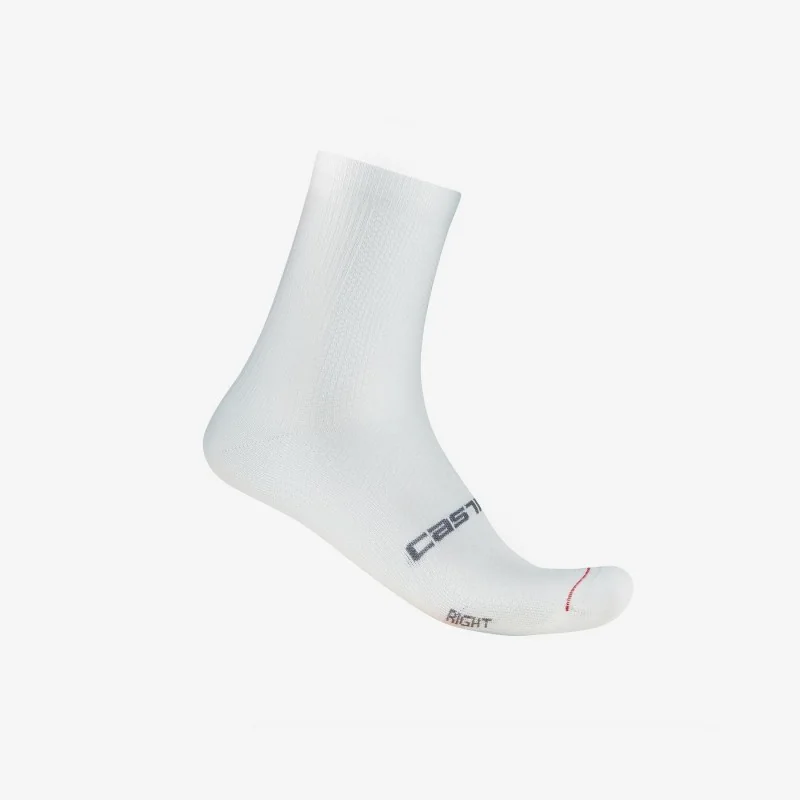 Achat Castelli Chaussettes Espresso 12 blanc -Val de Loire Vélo Tours