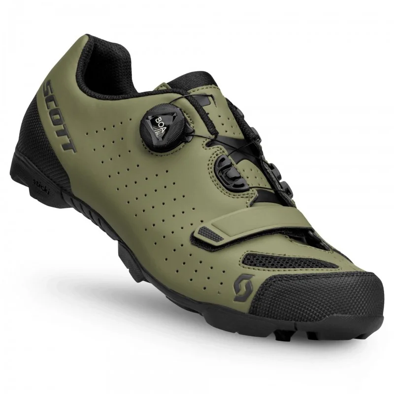 Achat Scott Chaussure MTB Comp BOA® Black/Green -Val de Loire Vélo Tours