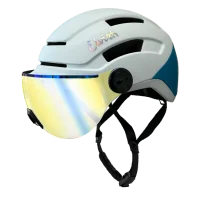 Achat Elvish Casque Vélotaffeur Plus Bicolor Bleu -Val de Loire Vélo Tours