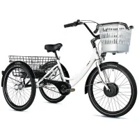 Achat Leader Fox tricycle City Bormio 24" 518wh blanc -Val de Loire Vélo Tours