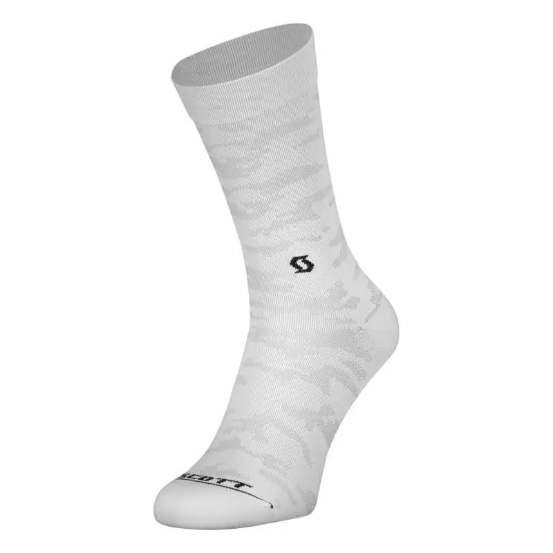 Achat Scott Chaussettes Trail Camo Crew Blanc -Val de Loire Vélo Tours