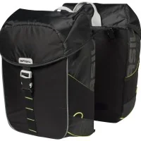 Achat Basil Sacoche double Miles Noir Vert -Val de Loire Vélo Tours