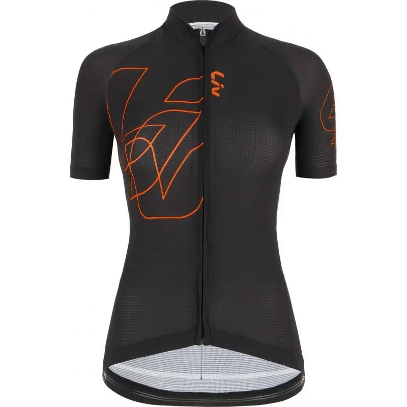 Achat Liv Maillot MC Valentia noir-orange -Val de Loire Vélo Tours