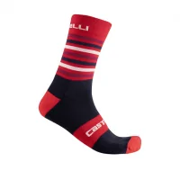 Achat Castelli chaussettes Gregge 15 rouge et bleu -Val de Loire Vélo Tours