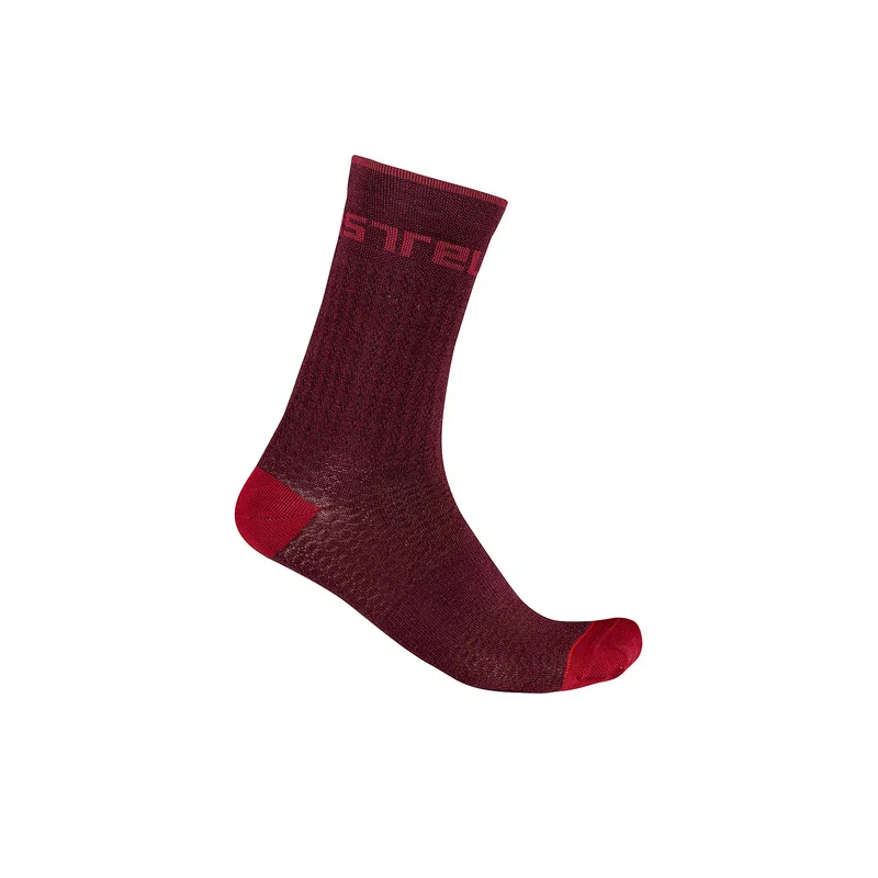 Achat Castelli chaussettes Distanza 20 rouge -Val de Loire Vélo Tours