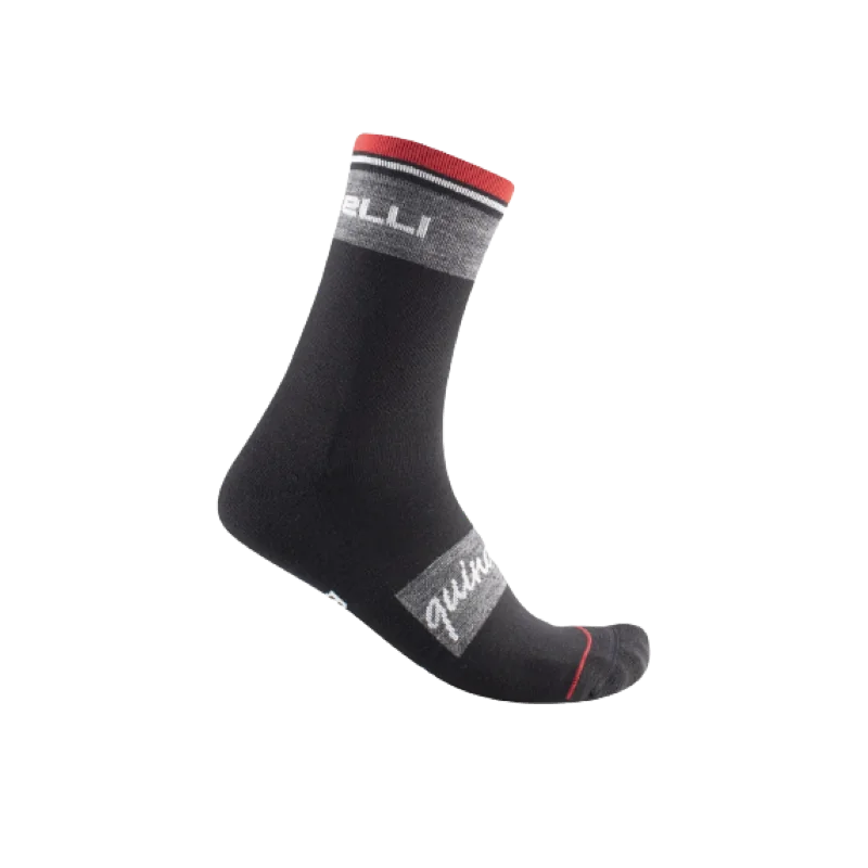 Achat Castelli Chaussettes Quindici Soft Merino Noir -Val de Loire Vélo Tours