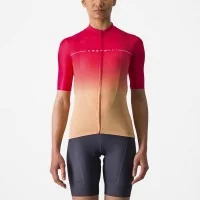 Achat Castelli Maillot Salita Orange/Rouge -Val de Loire Vélo Tours
