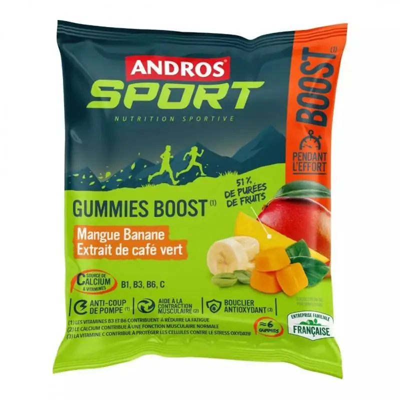 Achat Andros Gummies Boost Mangue Banane -Val de Loire Vélo Tours