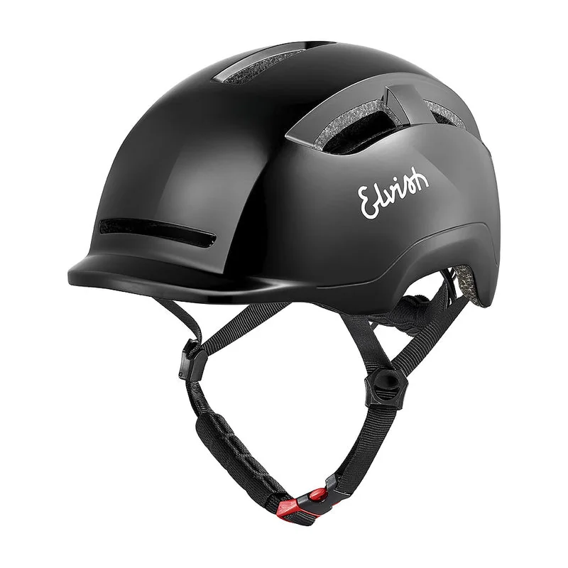 Achat Elvish Casque Paperboy Noir Brillant -Val de Loire Vélo Tours