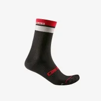 Achat Castelli chaussettes Gara Thermal 18 noir-blanc-rouge -Val de Loire Vélo Tours